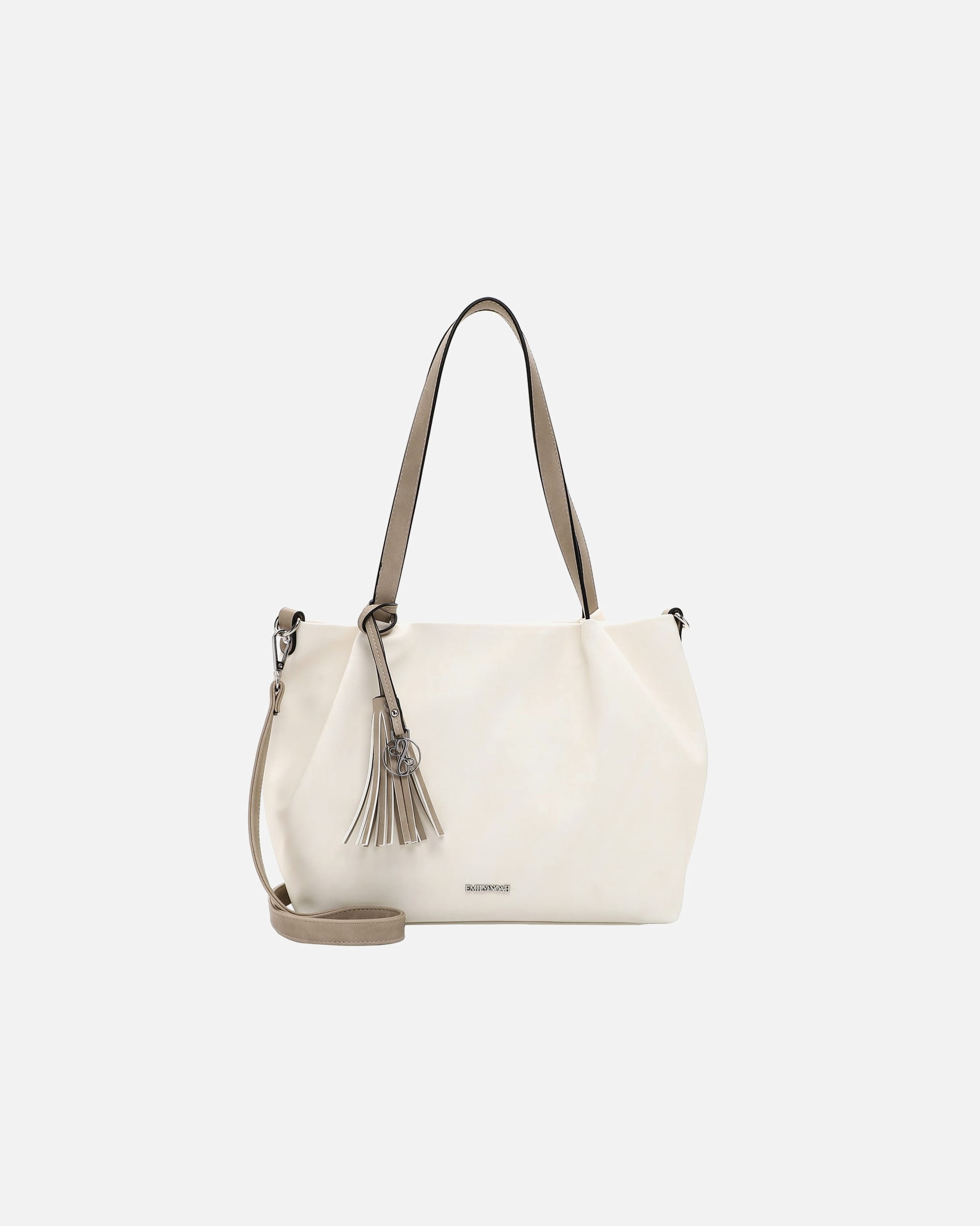 Tasche für Weiblich EMILY & NOAH Shopper E&N Elke Beige