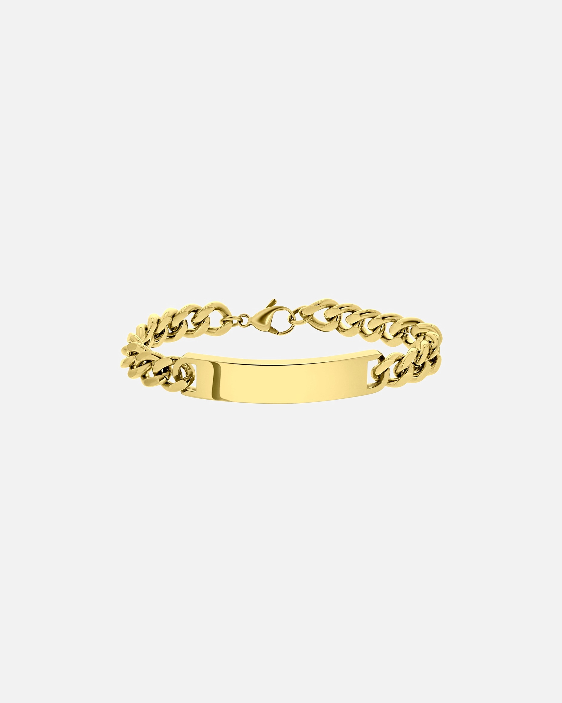 Armband für Weiblich Lucardi Armband Stahl goldfarbig 19.0mm