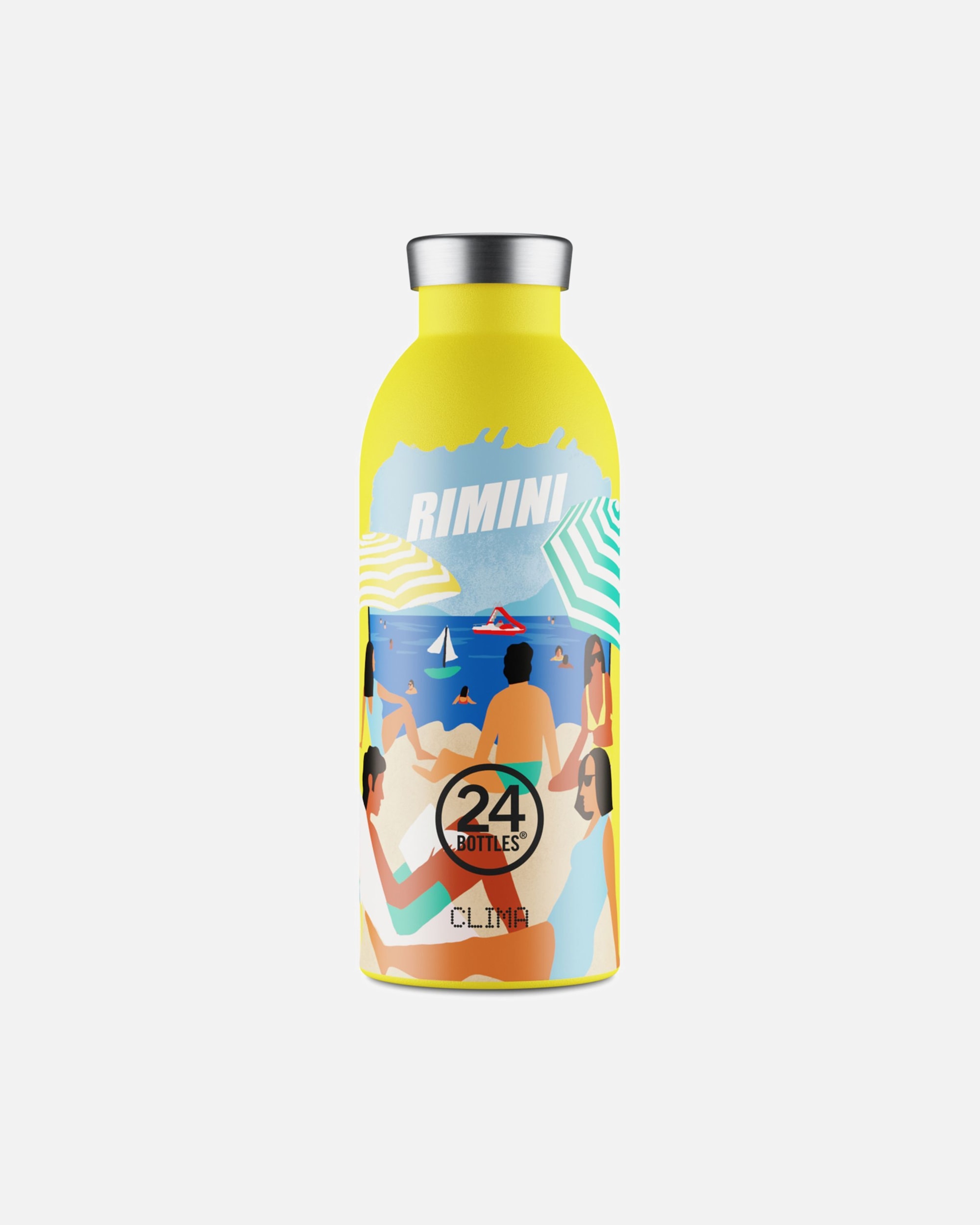 Trinkflasche für Männlich 24Bottles Clima Trinkflasche 500 ml panorama yellow