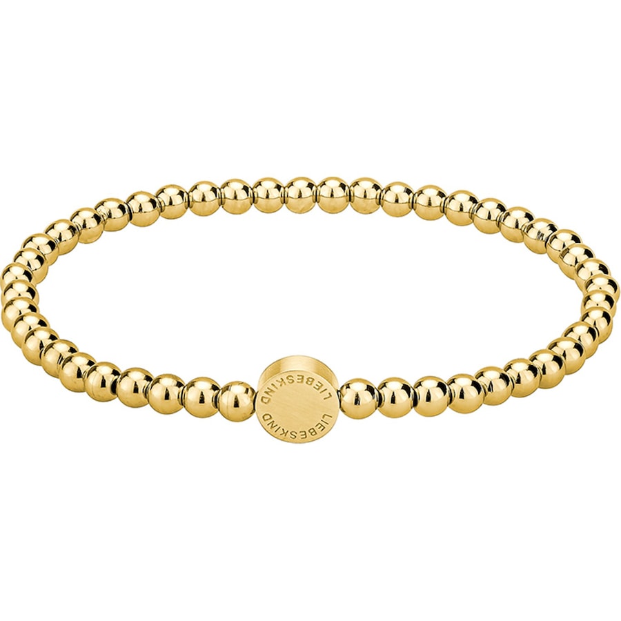 Liebeskind Armband Stein, Edelstahl gold Nude Damen