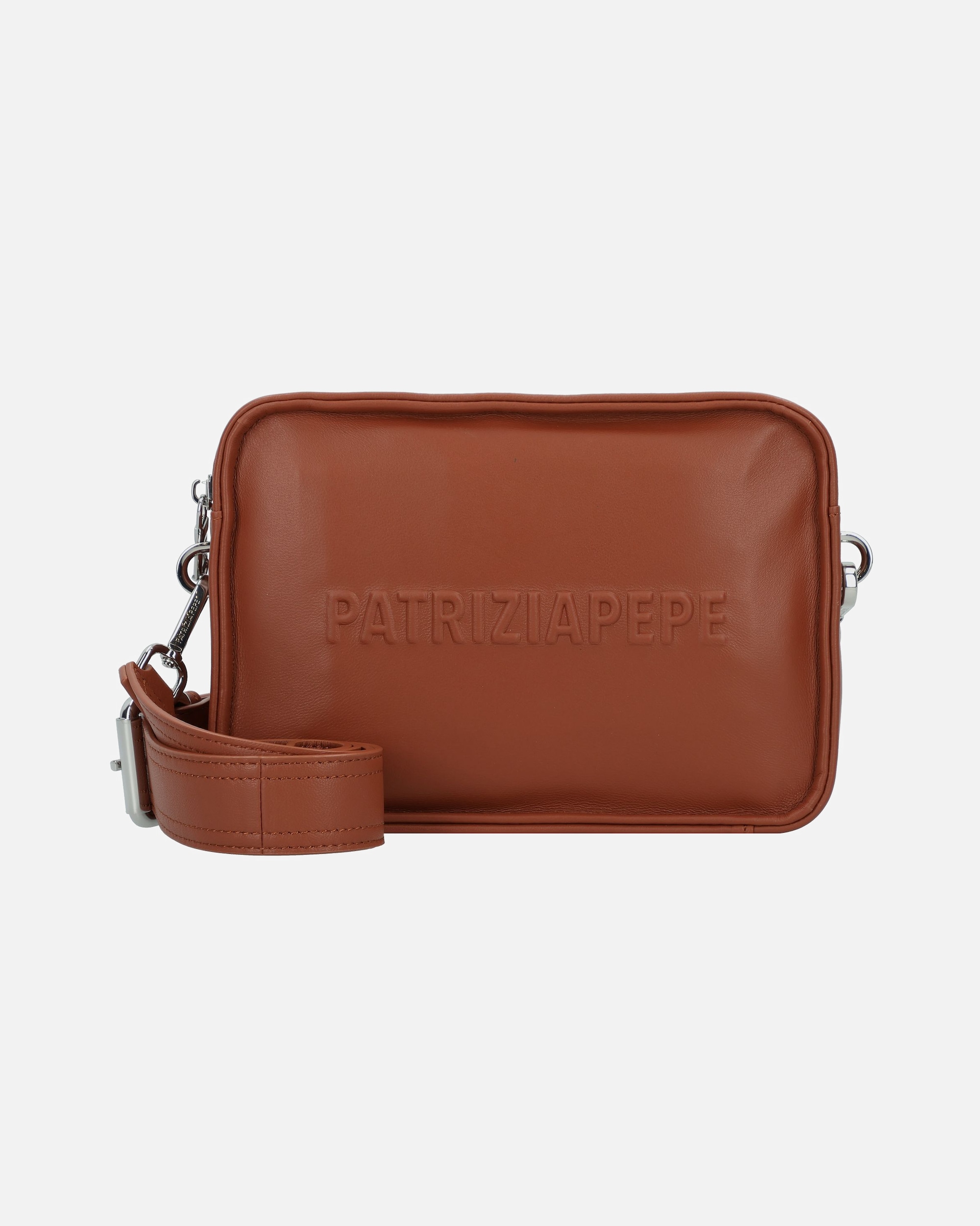 Clutch für Weiblich Patrizia Pepe (Im)Perfection Umhängetasche new cuoio