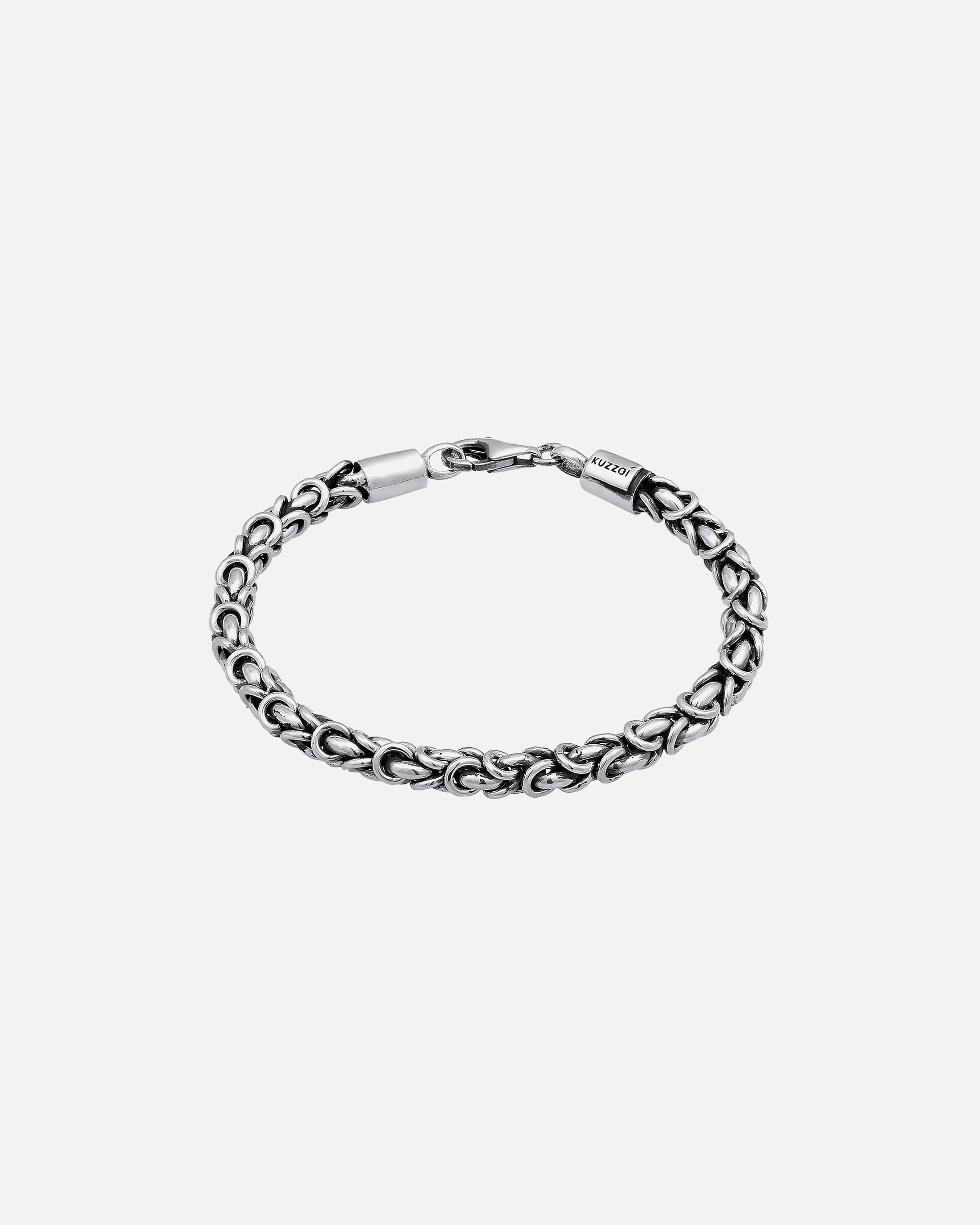 Armband für Männlich KUZZOI Königskette Klassik 925 Silber 21