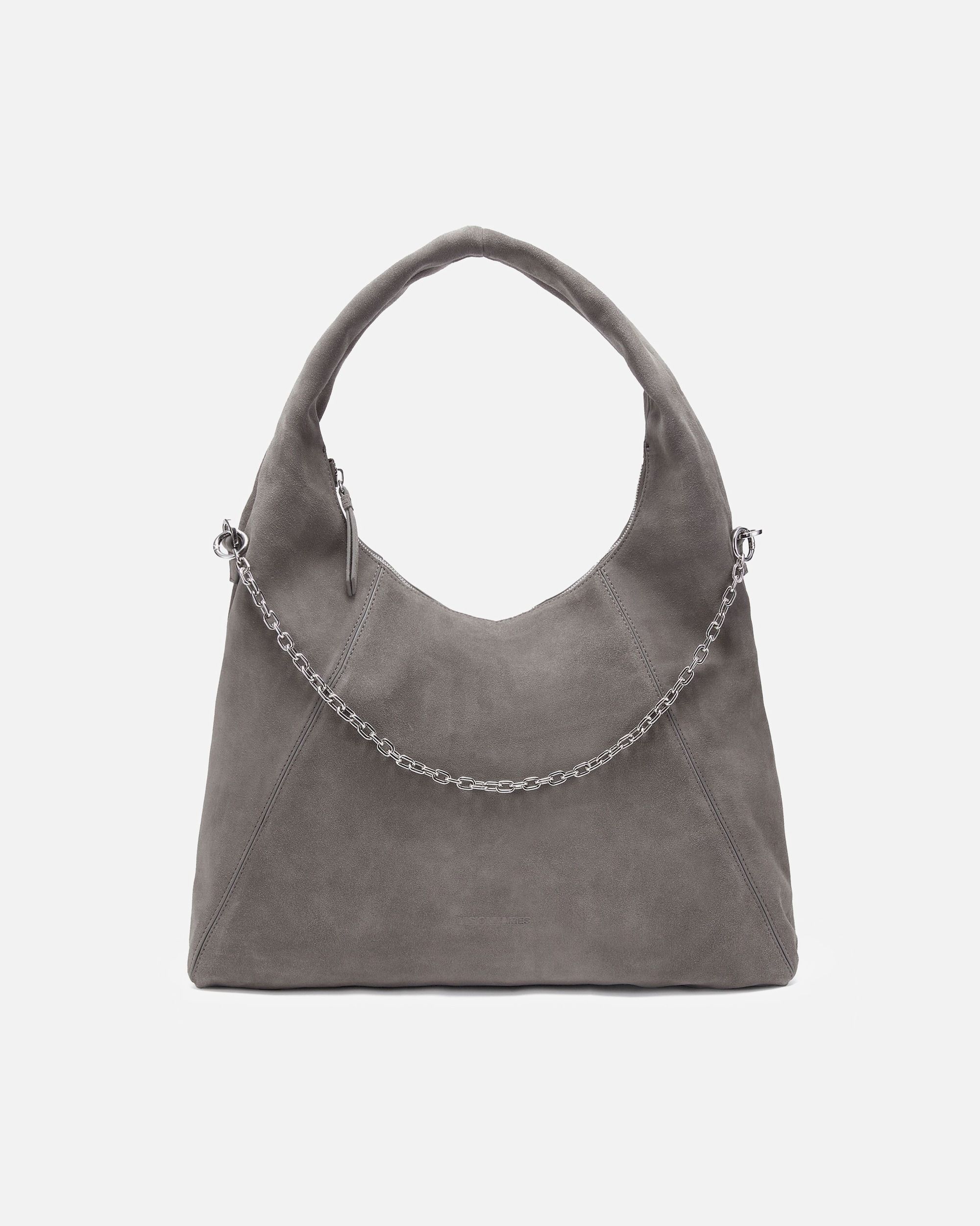 Clutch für Weiblich LES VISIONNAIRES Default Brand Line Jade Cozy Chain Schultertasche dimgrey