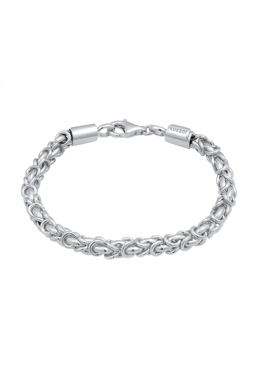 KUZZOI Königskette Klassik 925 Silber 19 Herren