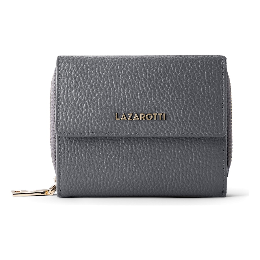 Lazarotti Bologna Leather Damengeldbörse grey Grau Damen
