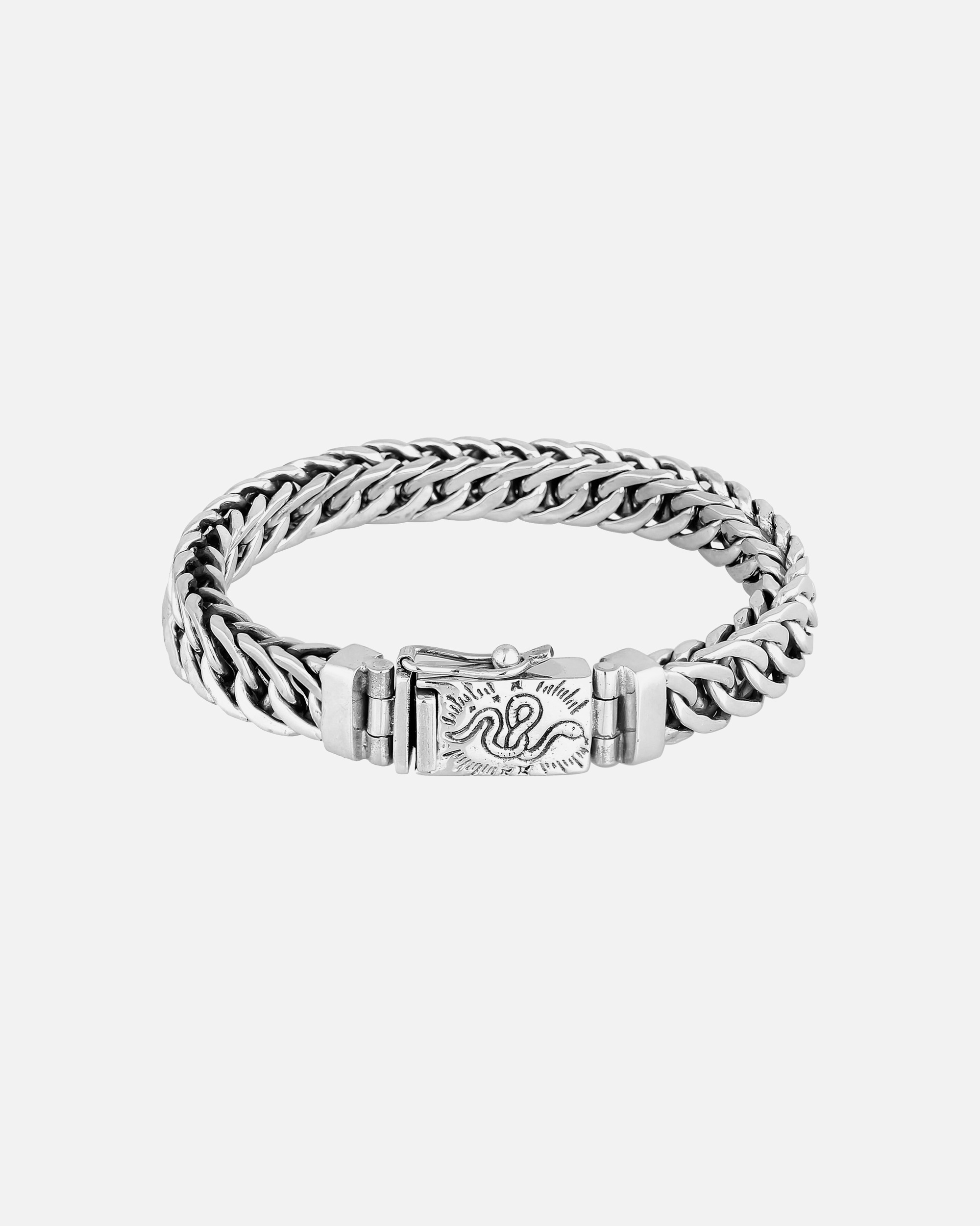 Armband für Männlich Haze & Glory Default Brand Line Herren Panzerarmband - Cobra 925 Silber 20