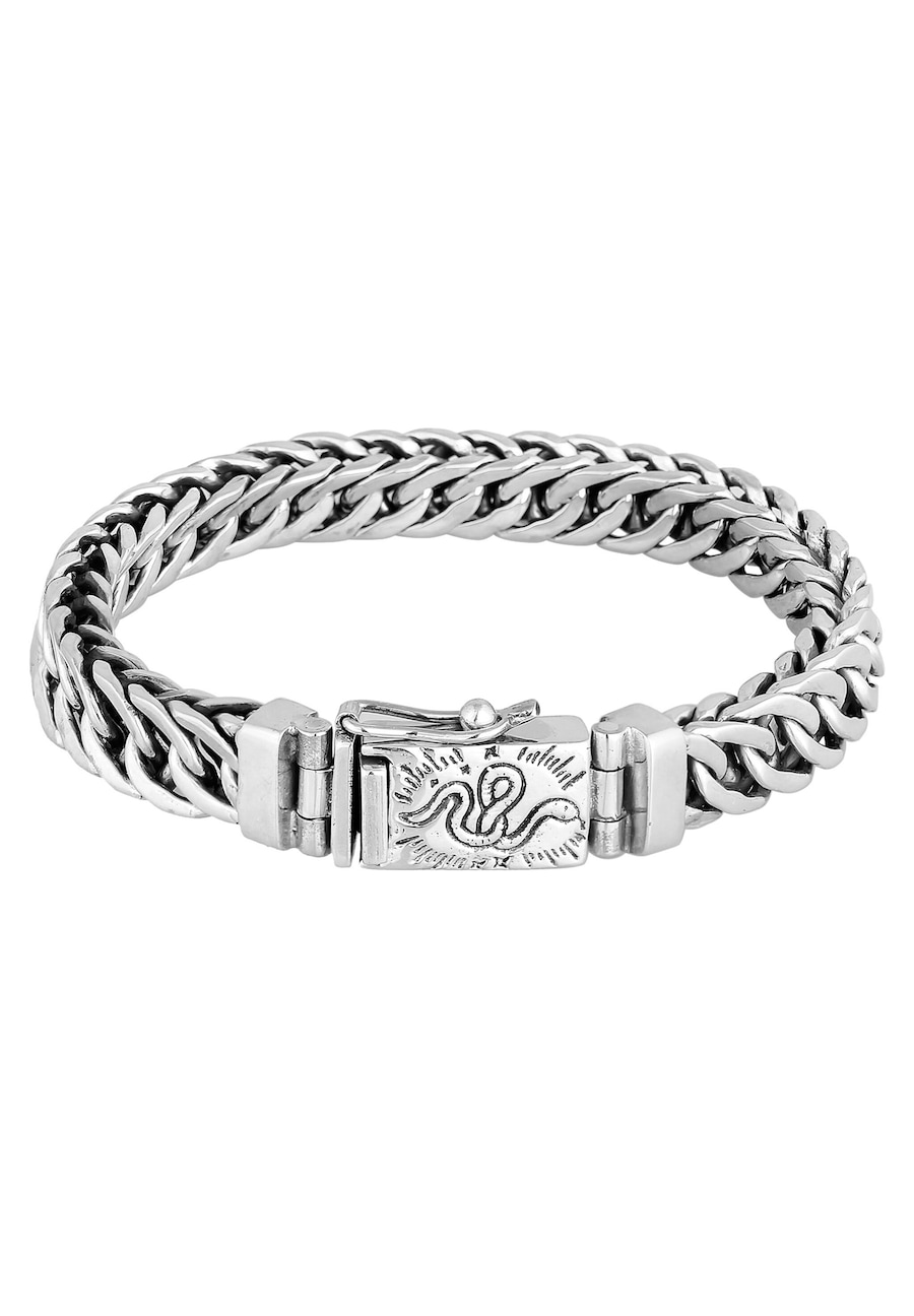 Haze & Glory Herren Panzerarmband - Cobra 925 Silber 20