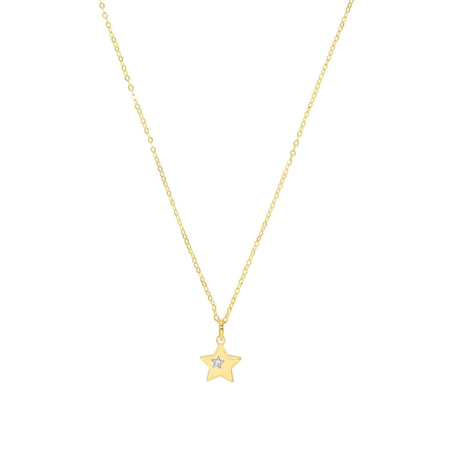 amor Kette mit Anhänger Gold Damen