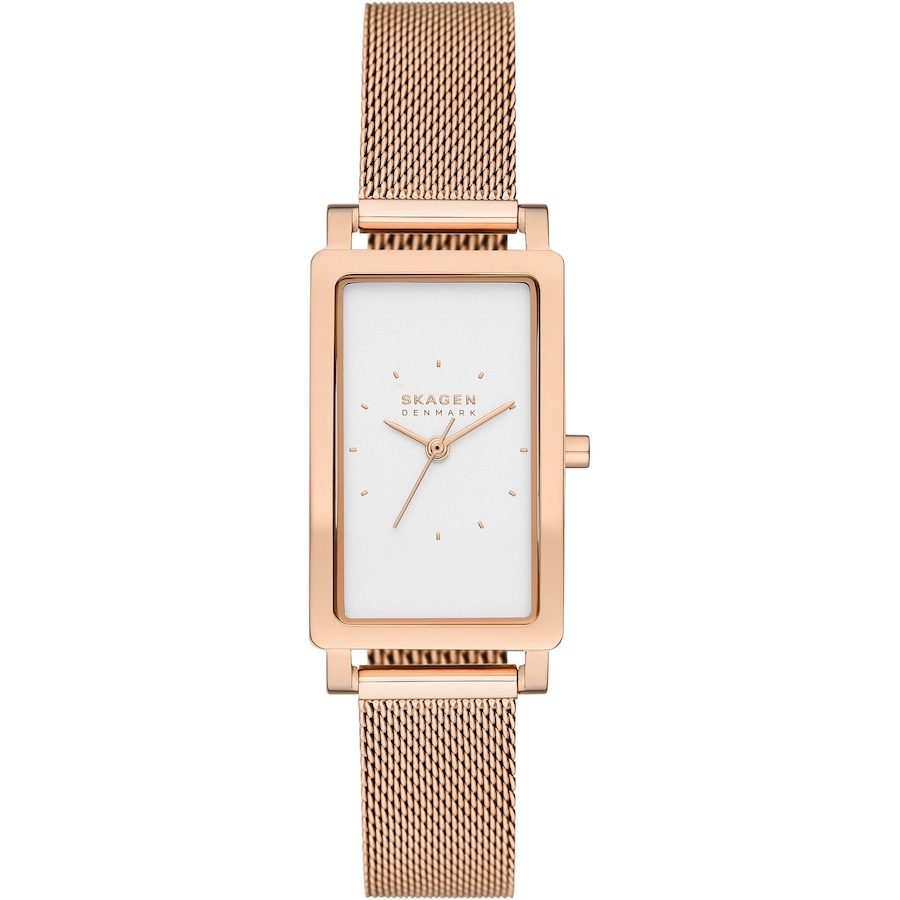 Skagen Damenuhr Edelstahl roségold Damen