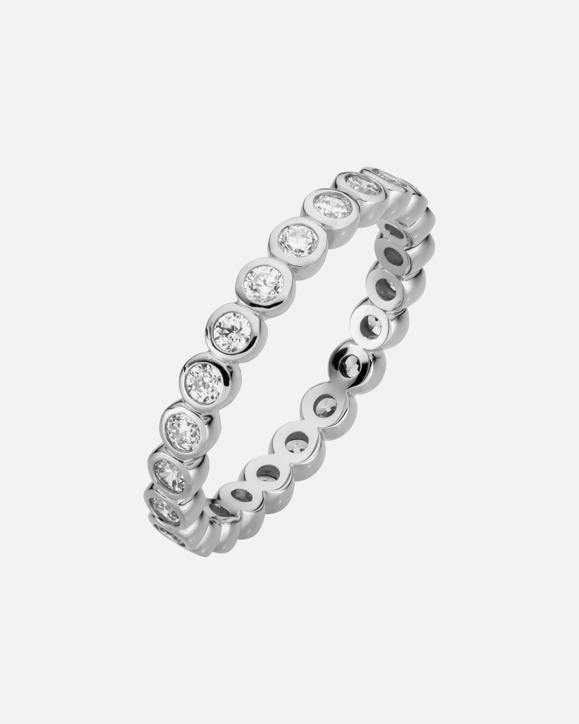 Ring für Weiblich Orolino Ring 333/- Gold Zirkonia weiß 058 (18,5)