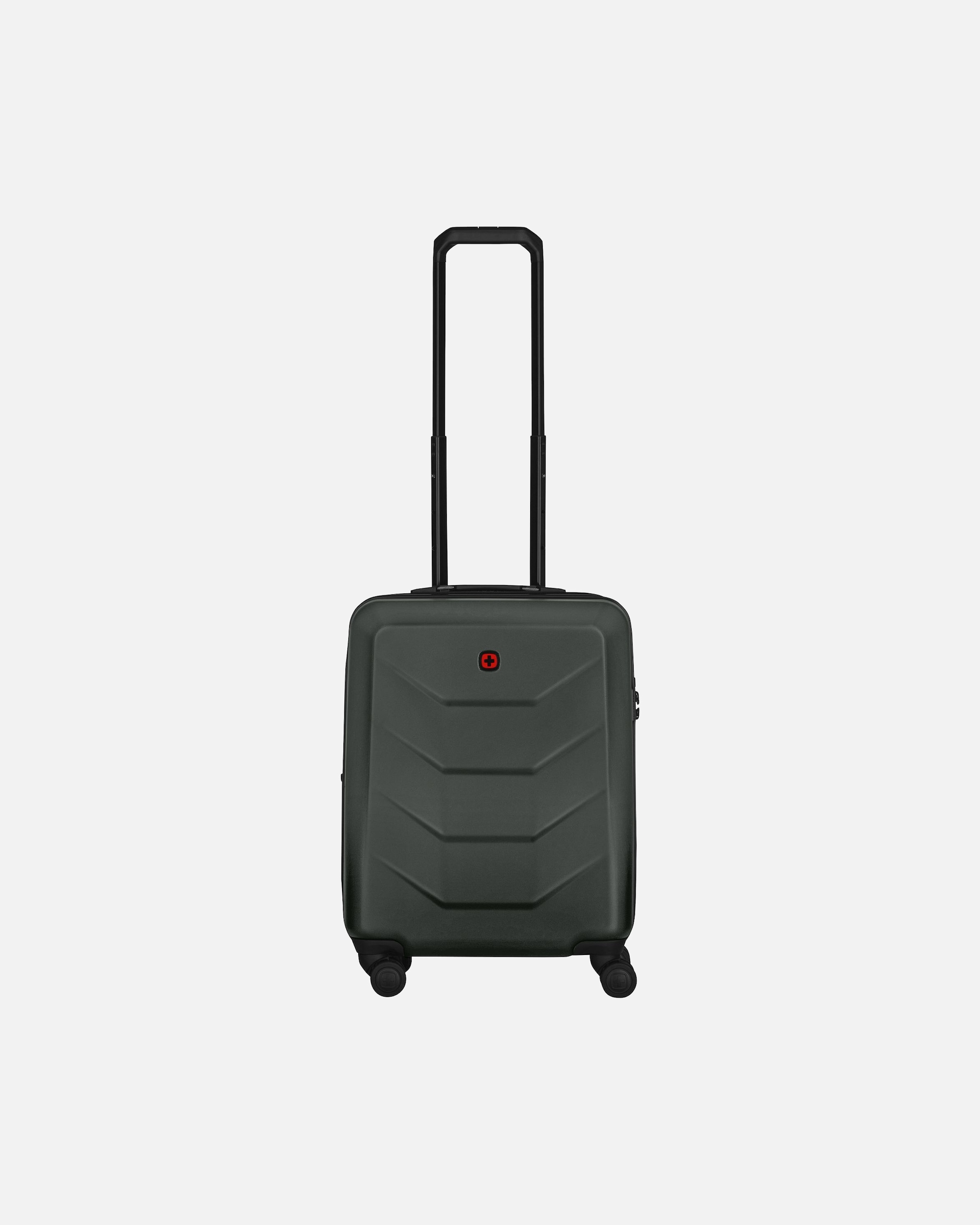 Handgepäckkoffer für Männlich Wenger Prymo 4 Rollen Kabinentrolley 55 cm mit Dehnfalte anthracite