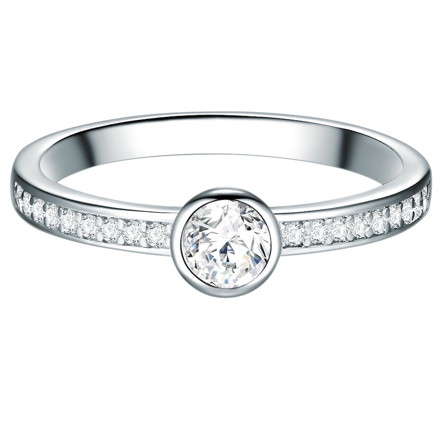 Trilani Ring Sterling Silber Zirkonia in 50 Damen