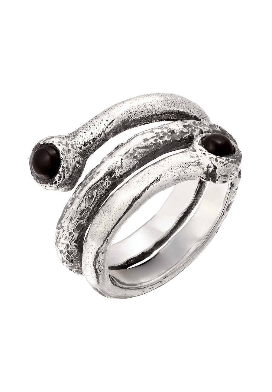 Haze & Glory Onyx Schwarz 925 Sterling Silver 60 Herren