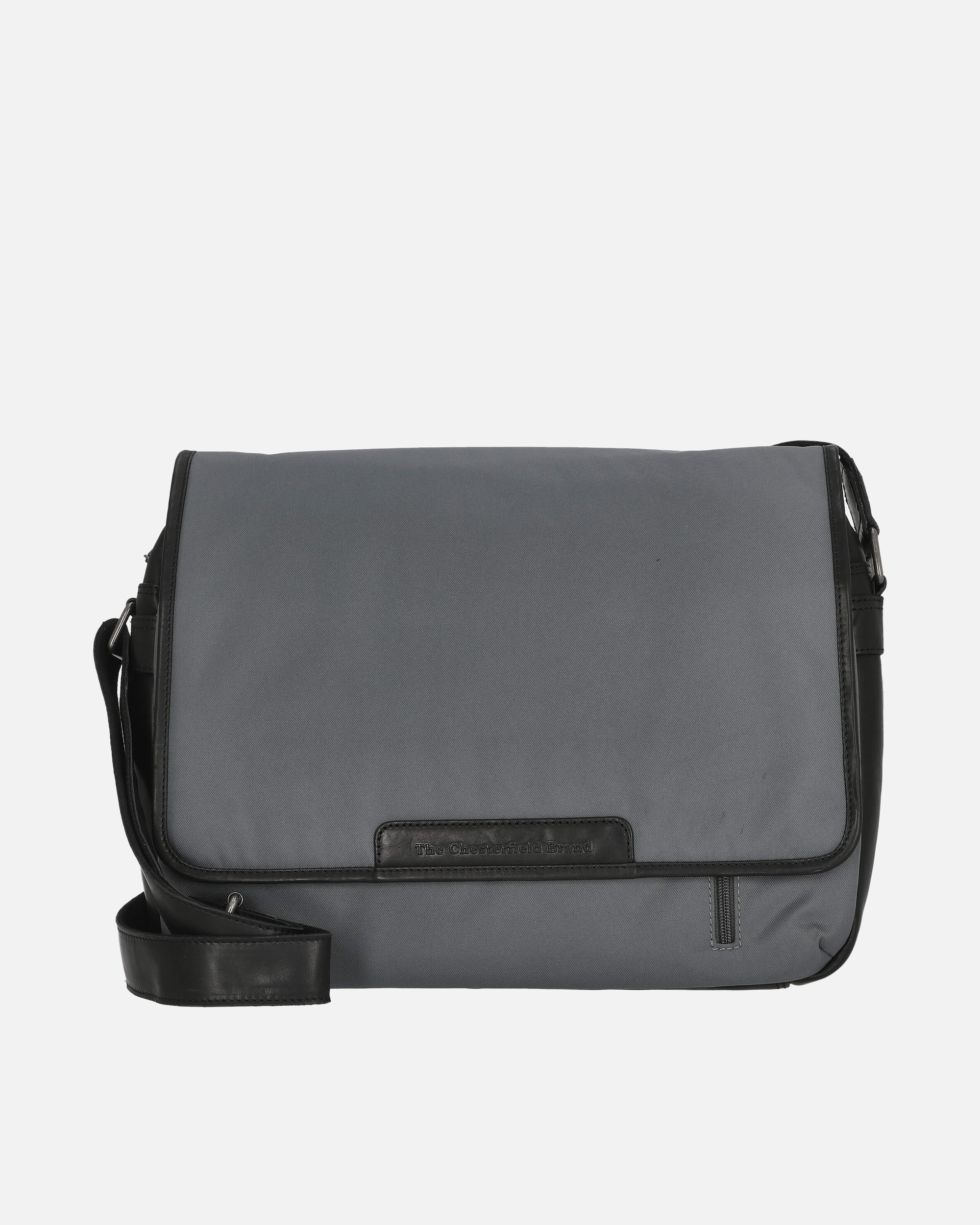 Laptoptasche für Unisex The Chesterfield Brand Fusion Falun - Umhängetasche 15" 40 cm (light grey) light grey