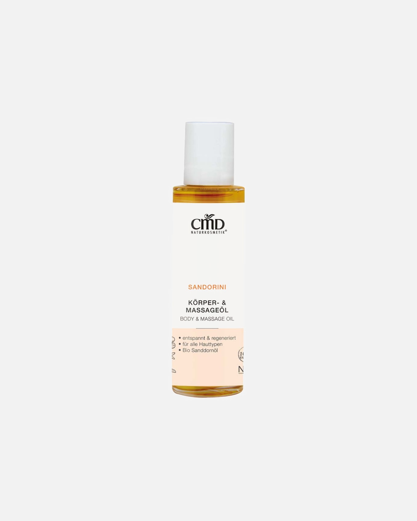 Körperöl für Unisex CMD Naturkosmetik Sandorini - Körpermassageöl 100 ml
