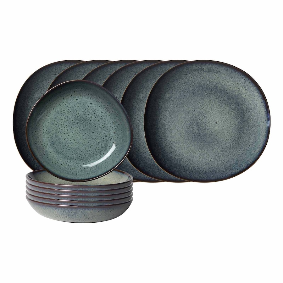 like. by Villeroy & Boch Lave Tafel-Set 12er Set Gris