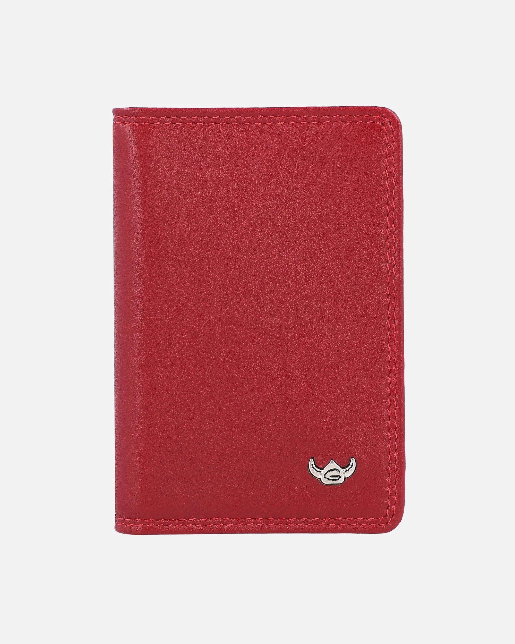 Etui für Männlich Golden Head Polo Kreditkartenetui rot