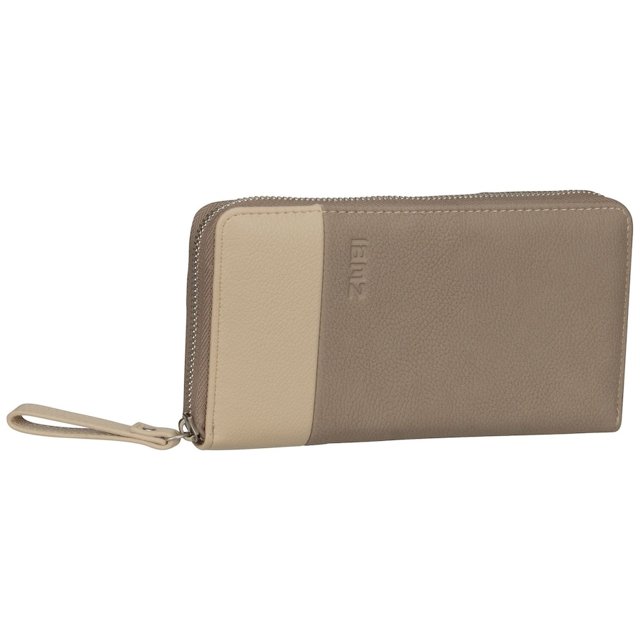 ZWEI Geldbörse Eva EV2 Nubuk/Cappucino Grau Damen