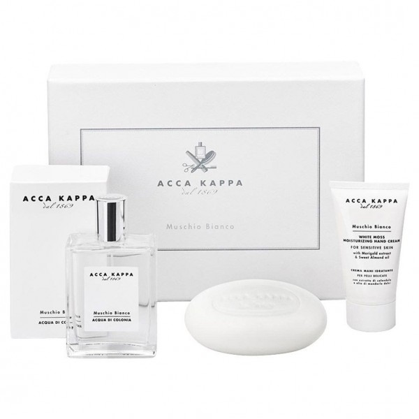 Acca Kappa White Moss Gift Set Eau de Cologne, Soap & Hand Cream Herren
