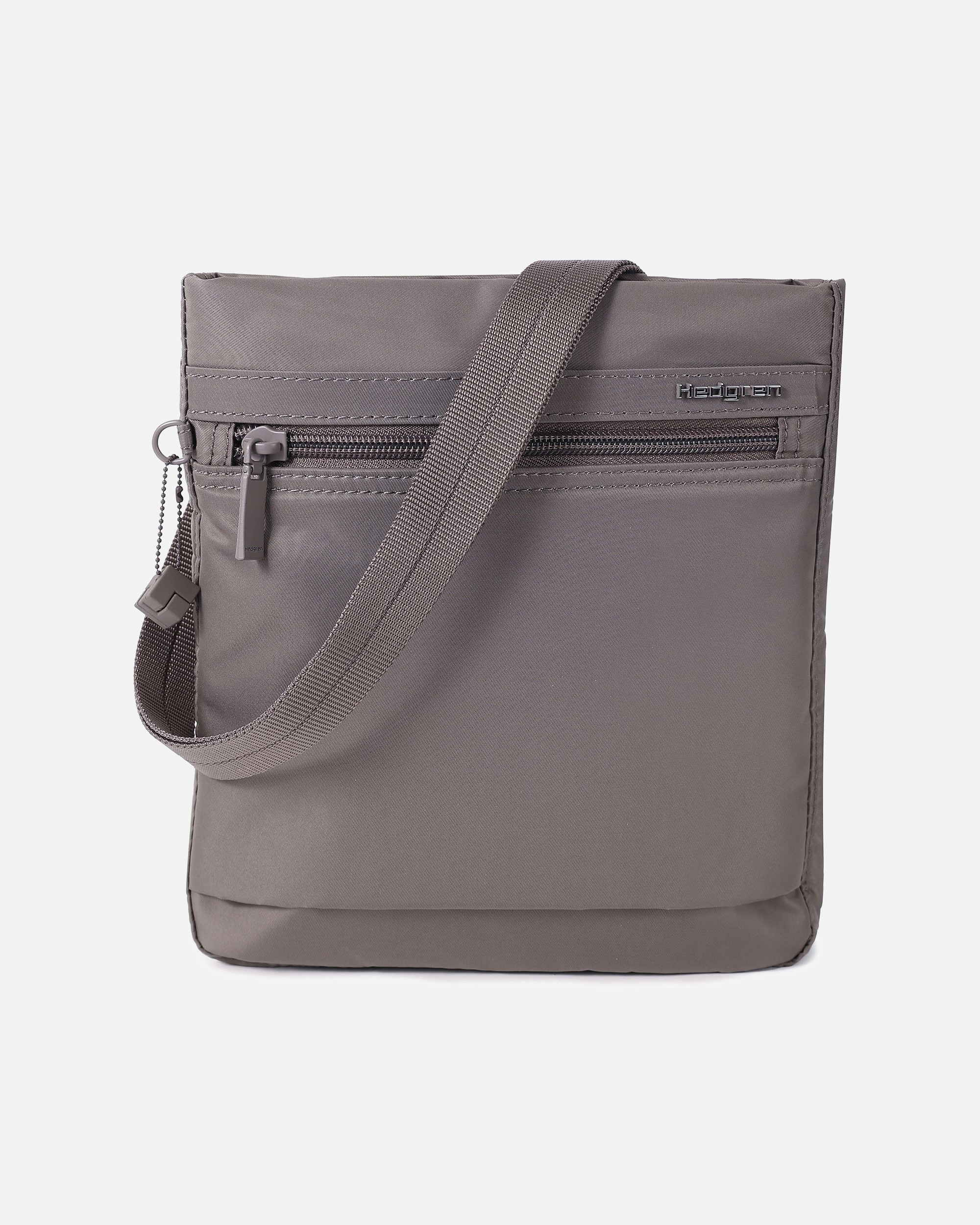 Rucksack für Männlich Hedgren Inner City Vogue City Rucksack RFID Schutz 30 cm sepia