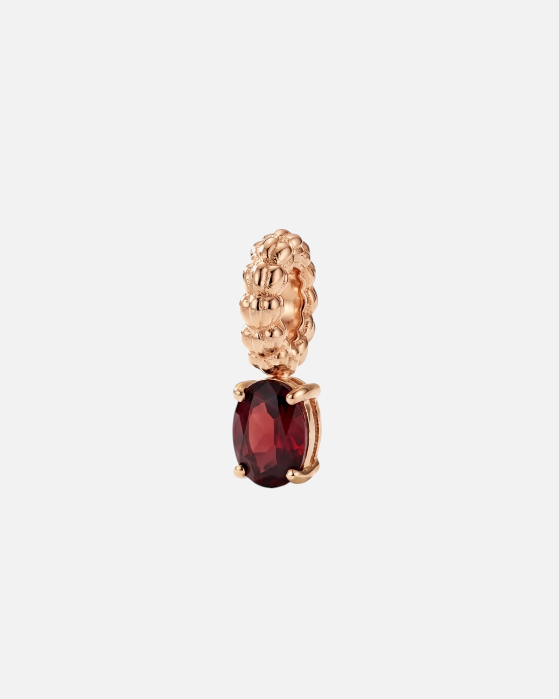 Schmuckanhänger für Unisex Purelei LEI Geburtsstein Januar Granat Charm 100% Edelstahl Rosegold