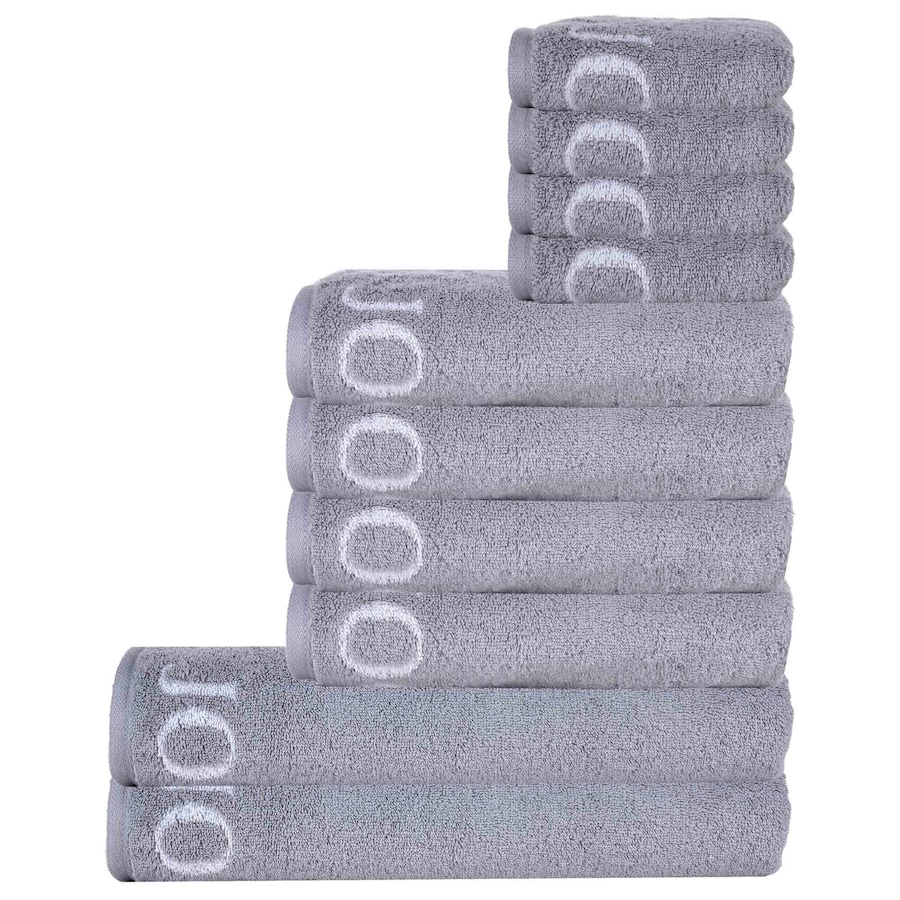 JOOP! Handtuch 10er Pack 'Classic' Grau