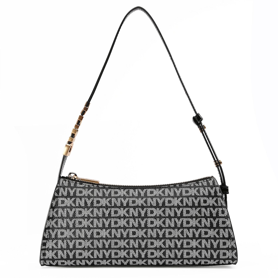DKNY Avril Schultertasche black logo- Braun Damen