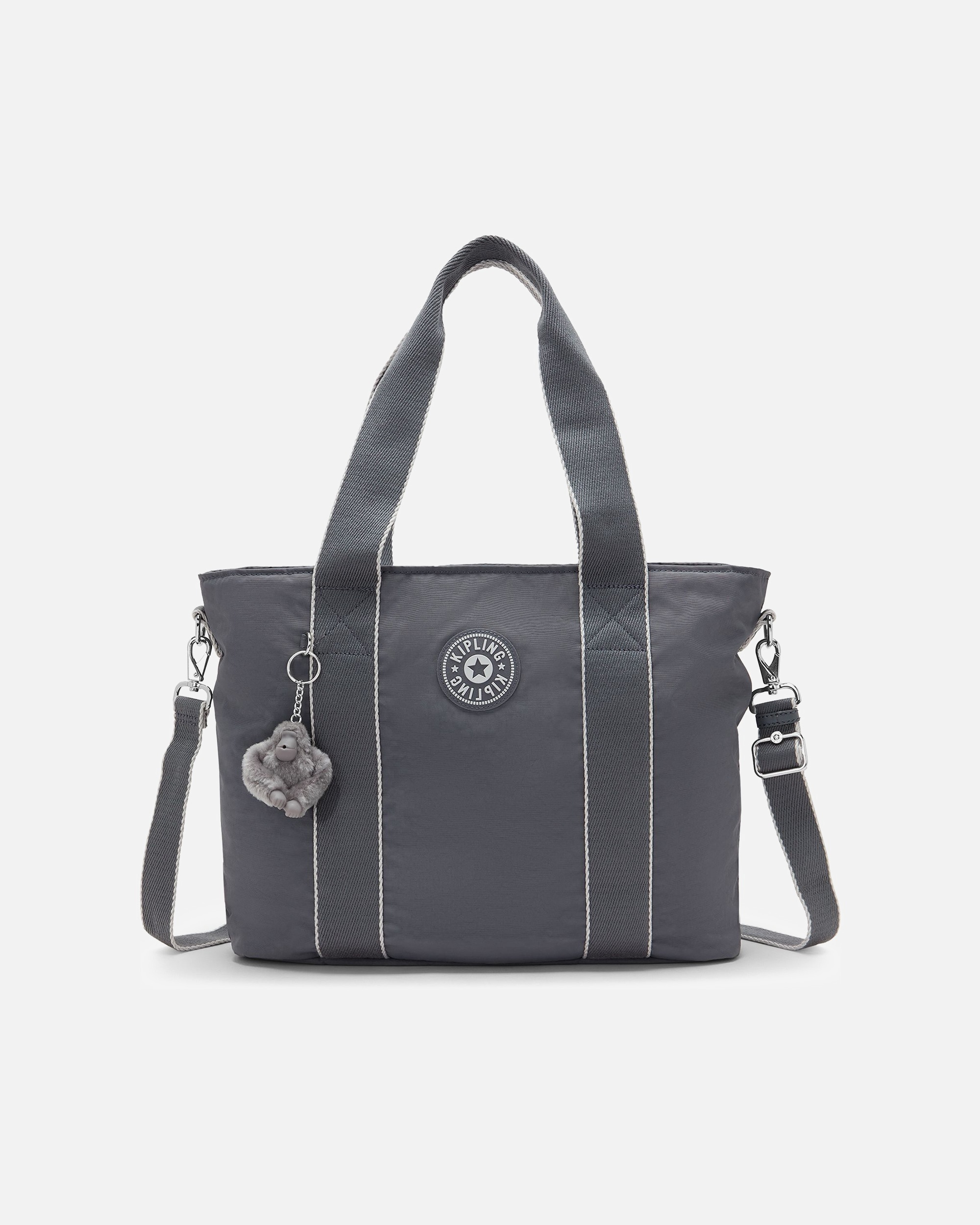Tasche für Weiblich Kipling Basic Shopper moonlit grey
