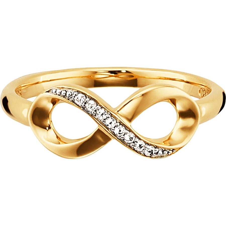 caï Ring 925/- Sterling Silber Topas weiß 0,32ct 50 Damen