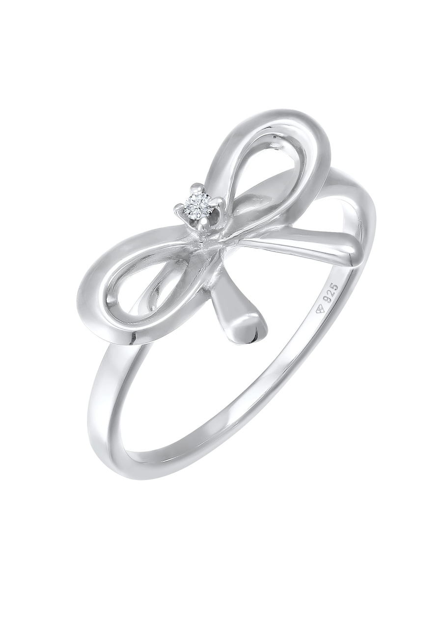 Elli DIAMONDS Schleife Diamant 0.015 ct. 925 Silber 56 Damen