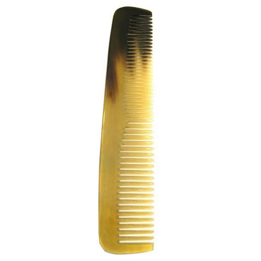Golddachs Taschenkamm aus irischem Horn 13 cm Herren