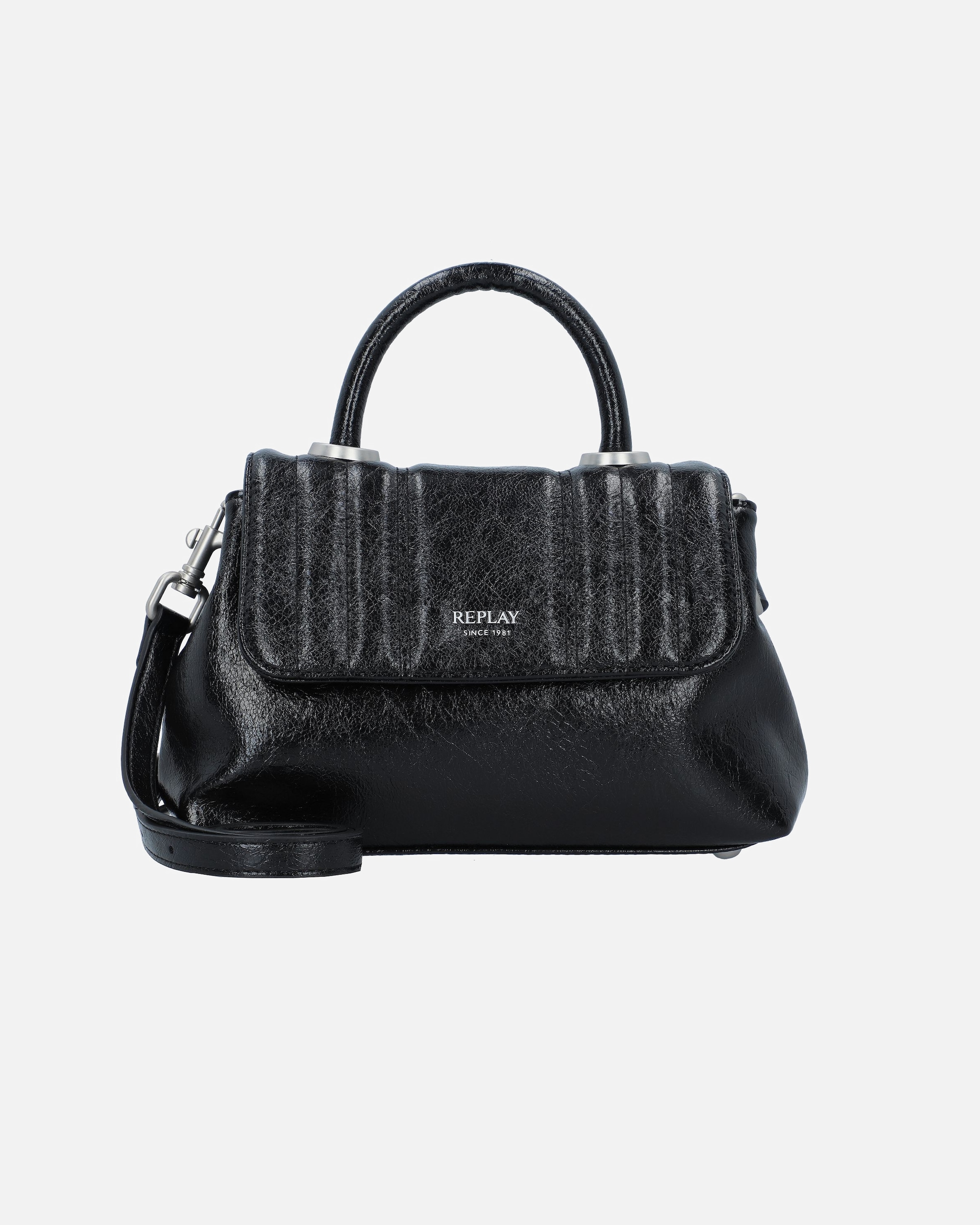 Clutch für Weiblich Replay Henkeltasche black