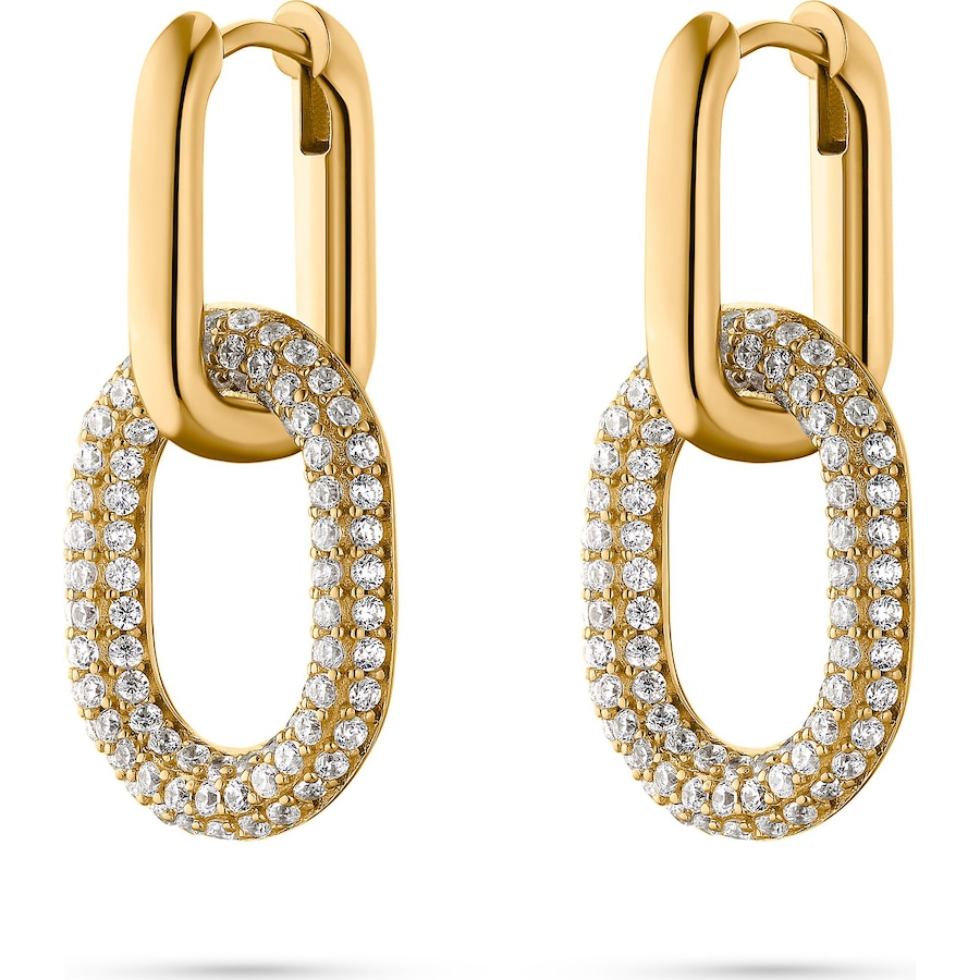 Jette Creolen 925er Silber gelbgold Damen