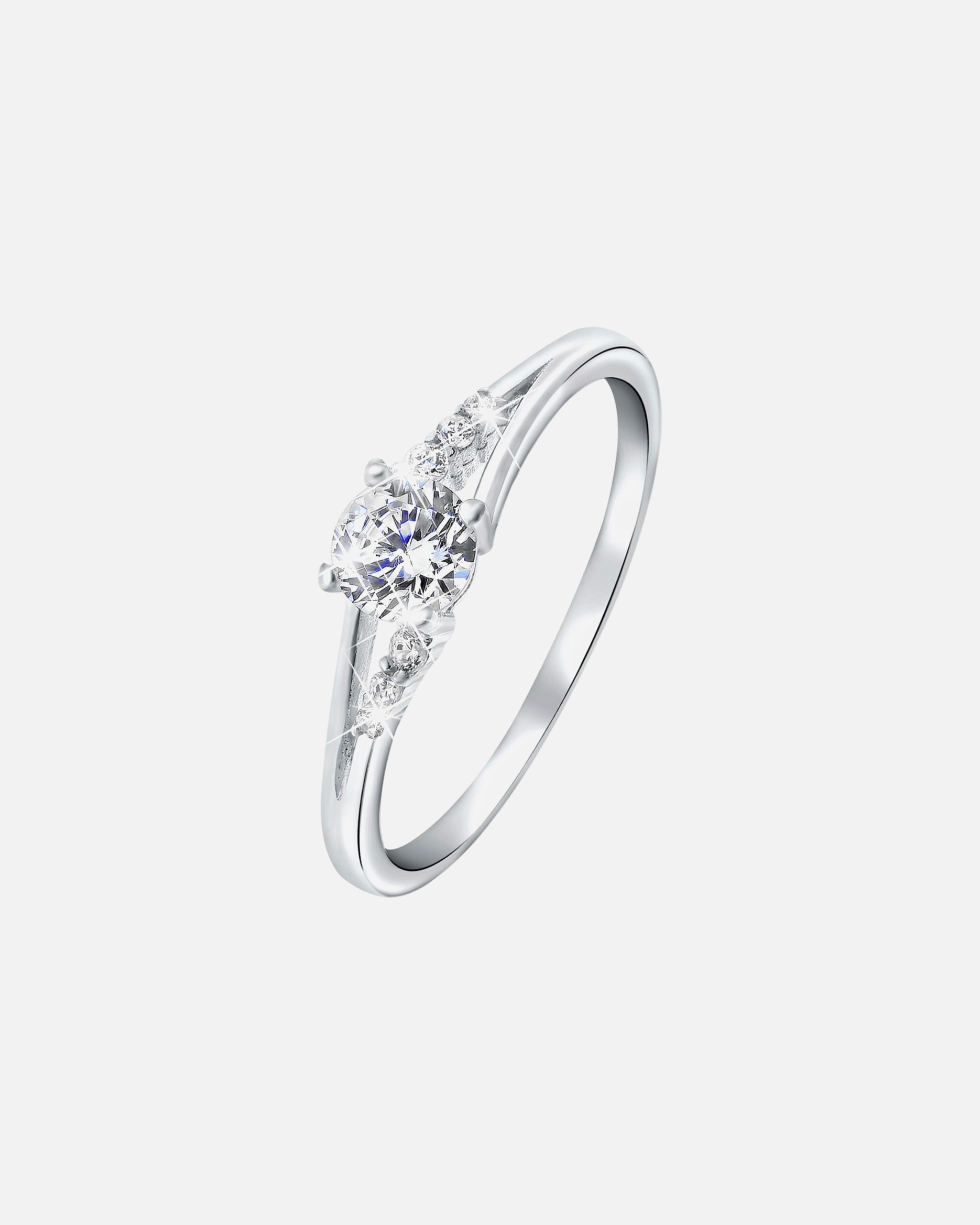 Ring für Weiblich Lucardi Ringe 925 Silber 57mm