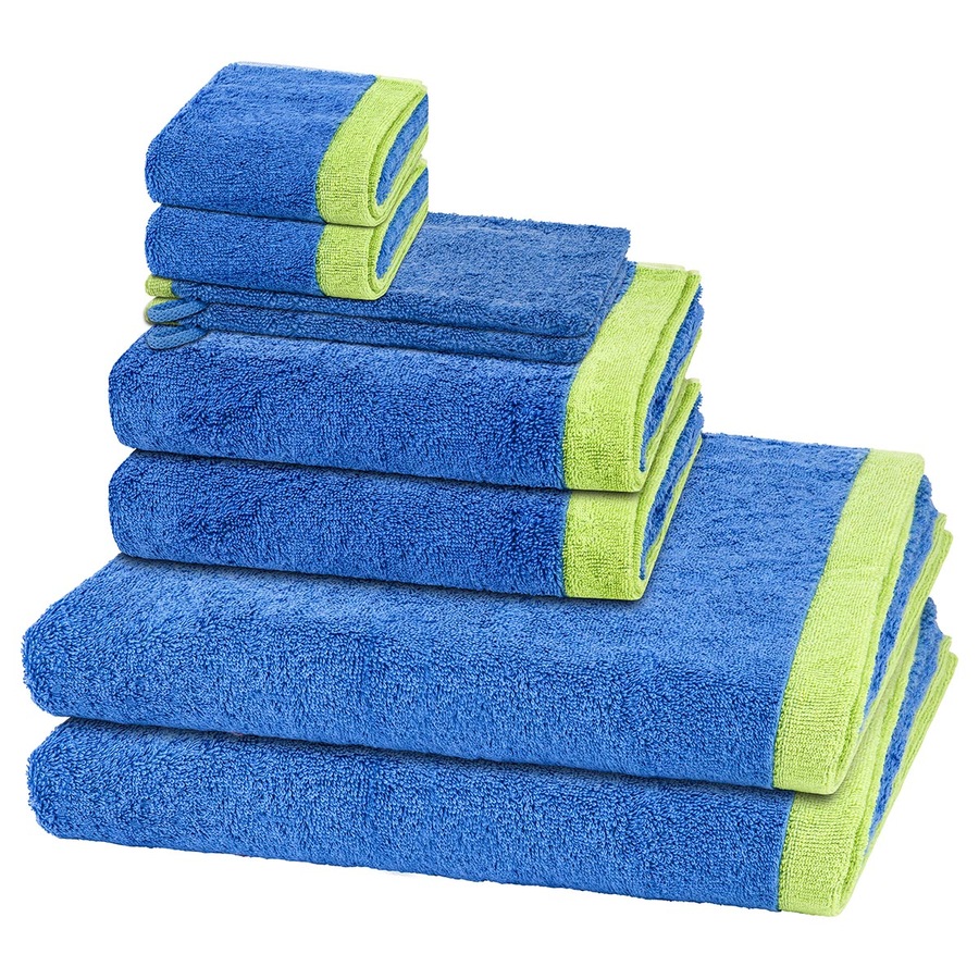 Cawö Handtuch-Set Lifestyle Splash (8-teilig) Capri / pistazie Grün
