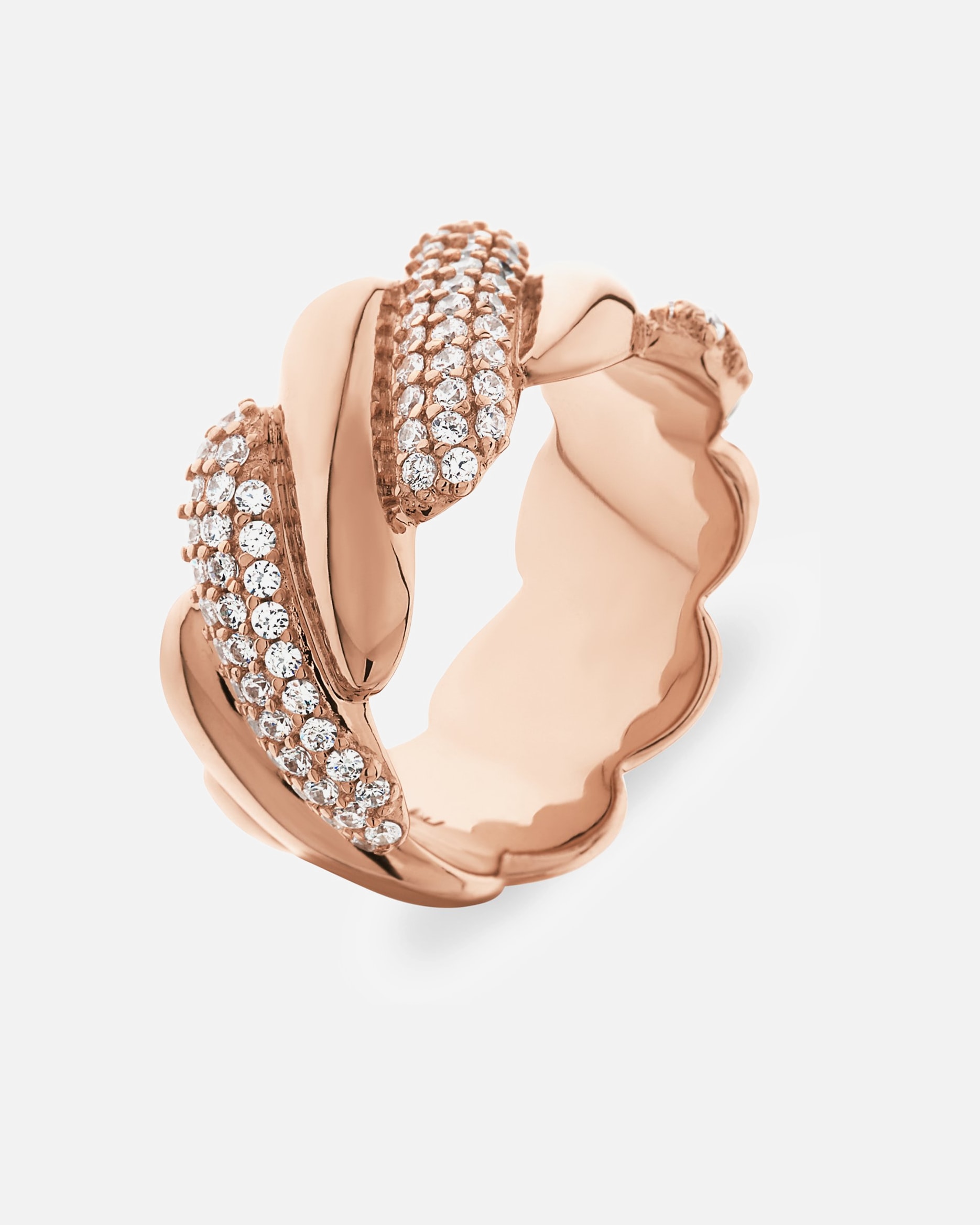 Ring für Weiblich Jette Damenring 925er Silber 51