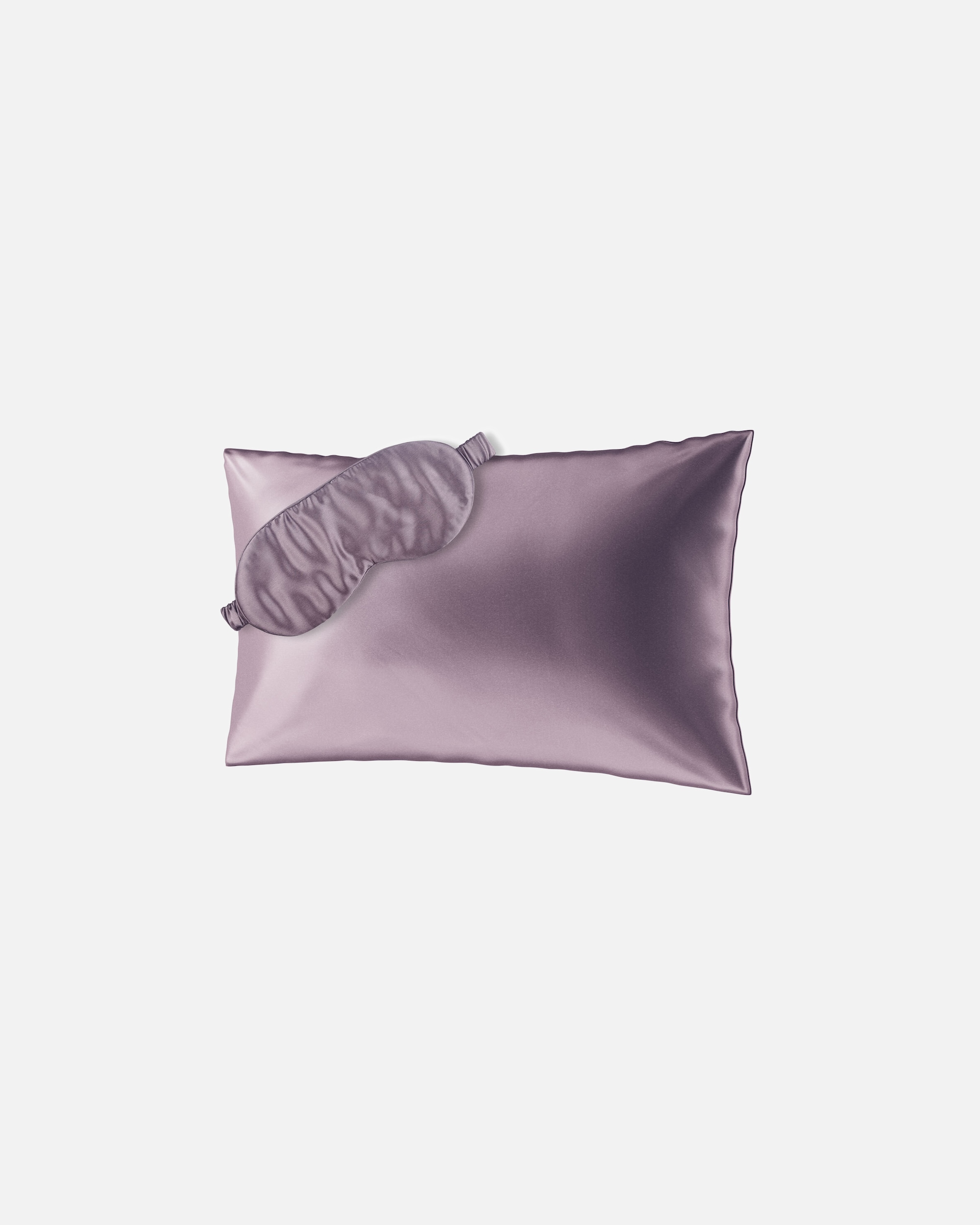 Kissen für Weiblich Ailoria BEAUTY SLEEP SET (60X40) Seidenkissenbezug + Maske lila