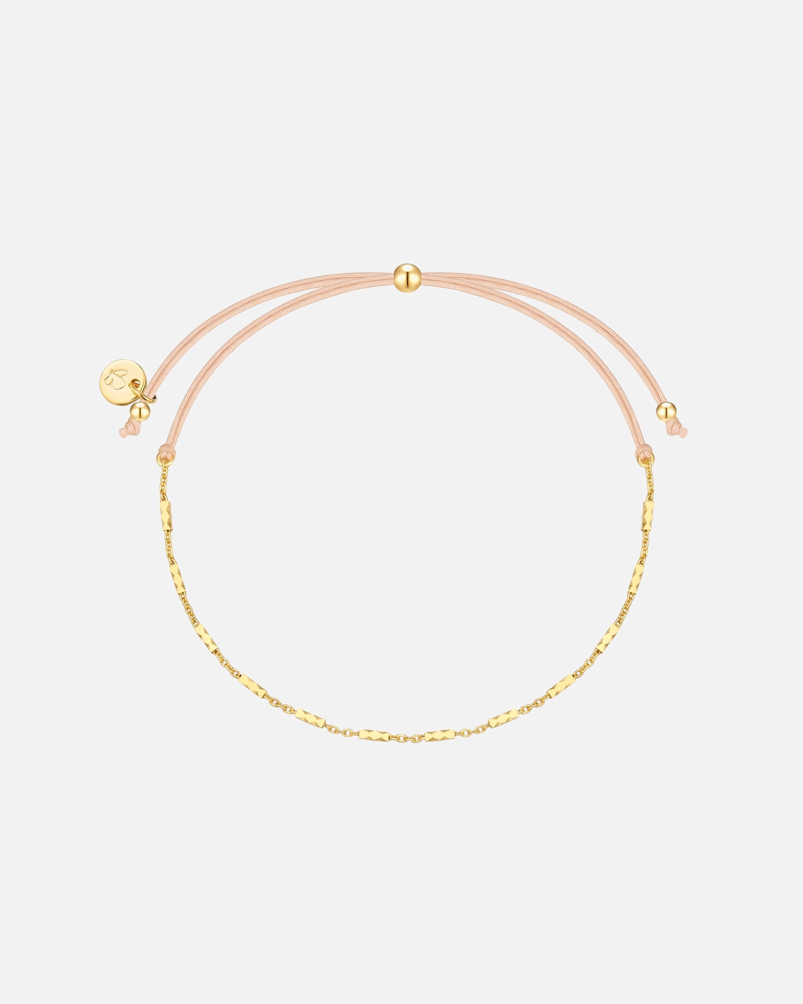 Armband für Weiblich Glanzstücke München Armband aus Sterling Silber in gelbgold 15,0 - 22,0 cm, flexibel einstellbar