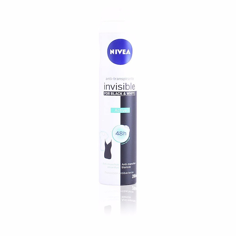 NIVEA BLACK & WHITE INVISIBLE ACTIVE deodorant spray 200 ml unisex