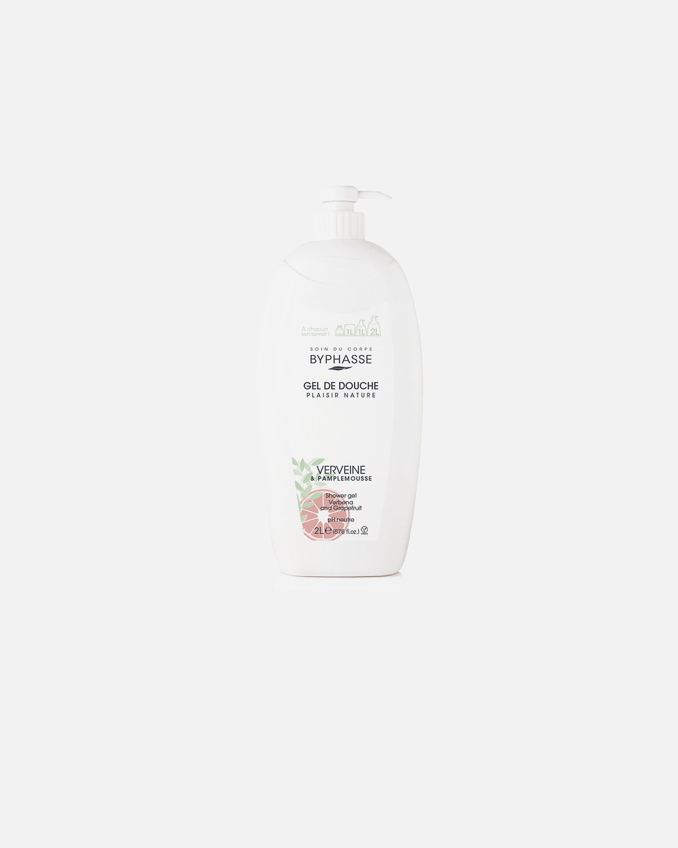 Duschgel für Weiblich Byphasse Duschgel VERVEINE &, PAPLEMOUSSE 2000 ml