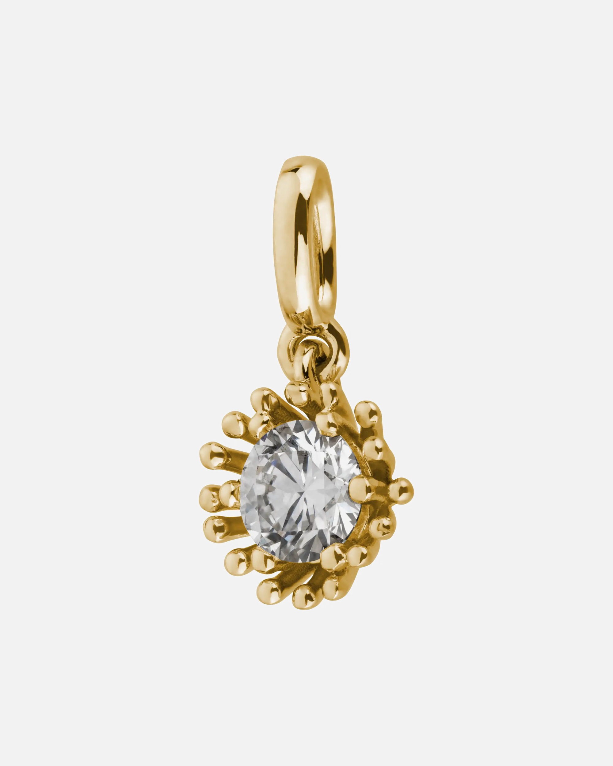 Anhänger für Weiblich Lyomi Default Brand Line Anhänger 585/- Gold Diamant Lab Grown 0,25ct. gelb vergoldet