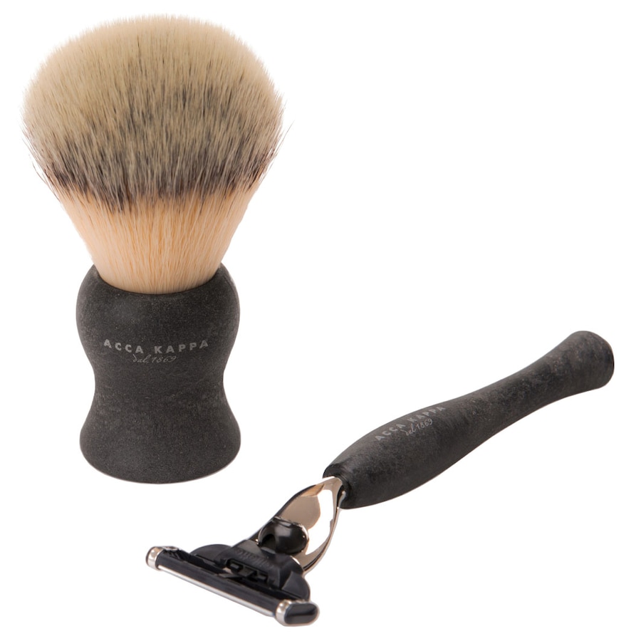 Acca Kappa Shaving Set Natural Style with Synthetic Fibres Herren