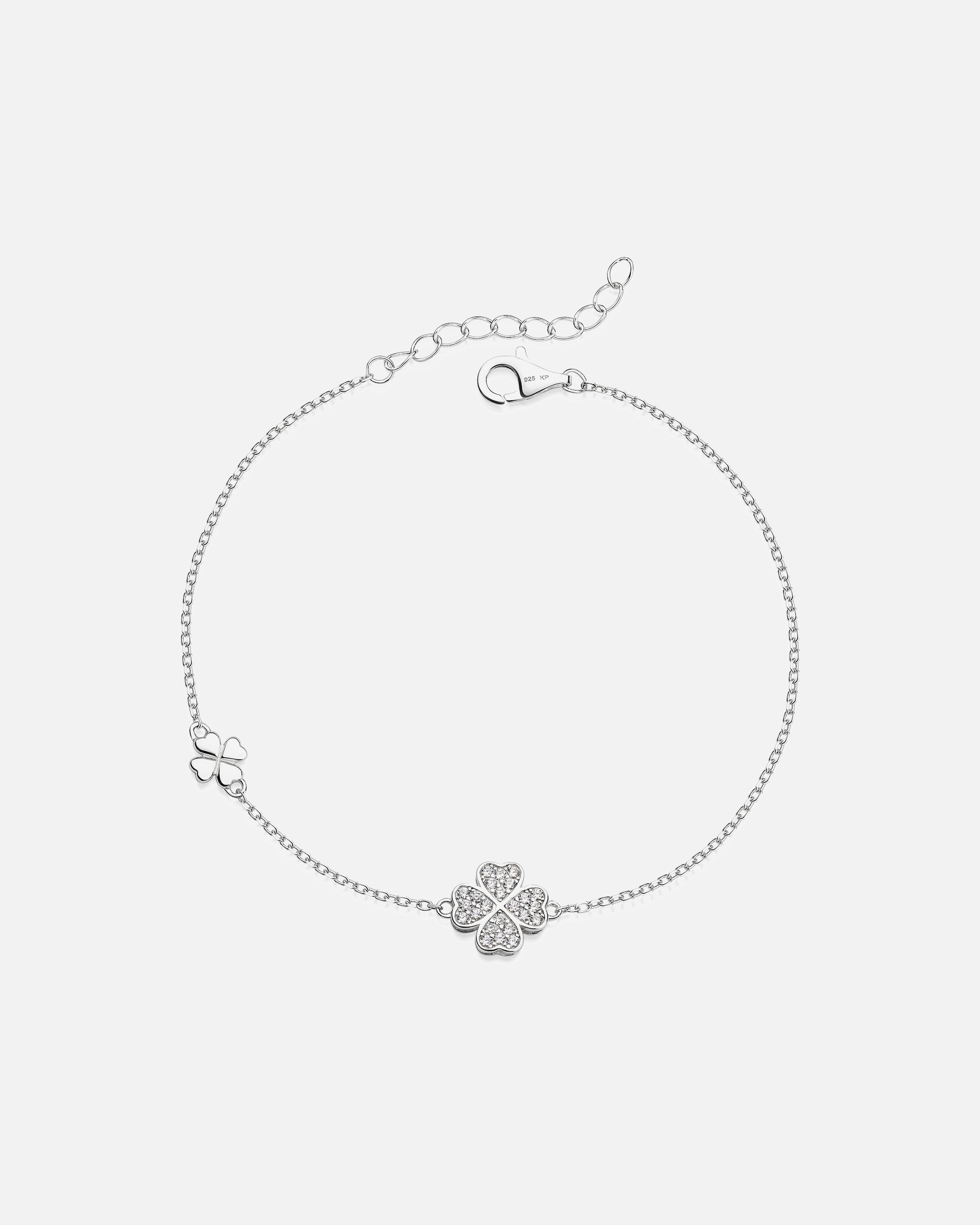 Armband für Weiblich Celesta Armband 925 Silber rhodiniert Zirkonia 925/- Sterling Silber Zirkonia weiß