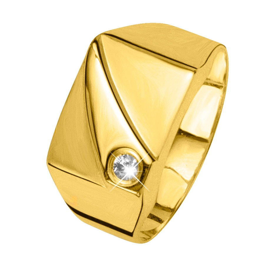 Lucardi Ringe 585 Gold - goldfarbig 66mm Herren