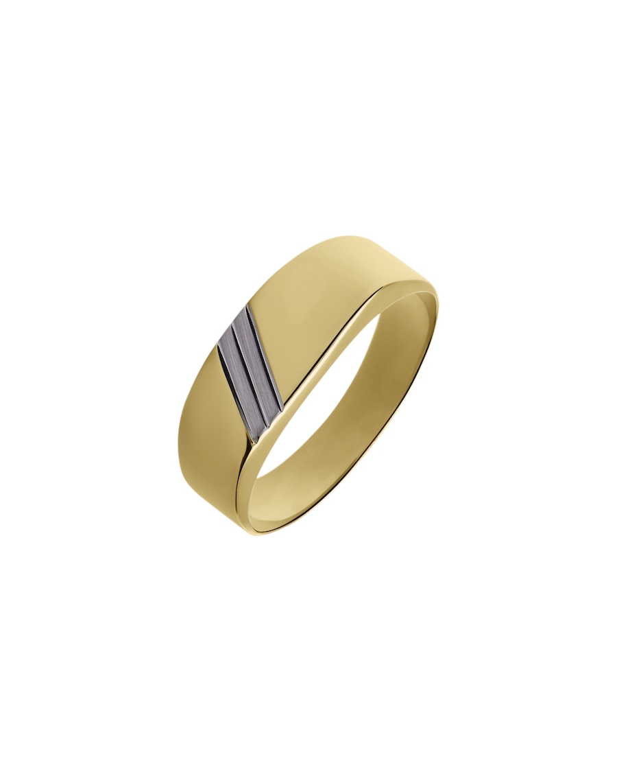 Lucardi Ring 585 Gold 60mm Herren