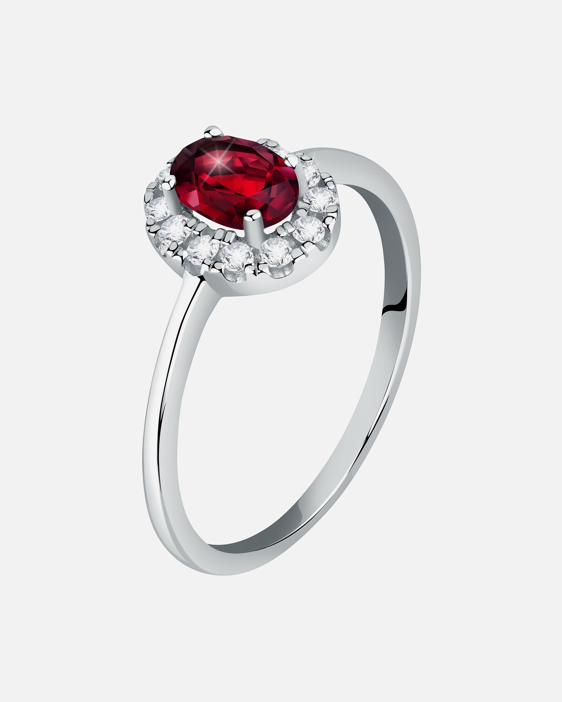 Ring für Weiblich CHRIST Damenring 585er Weißgold 52