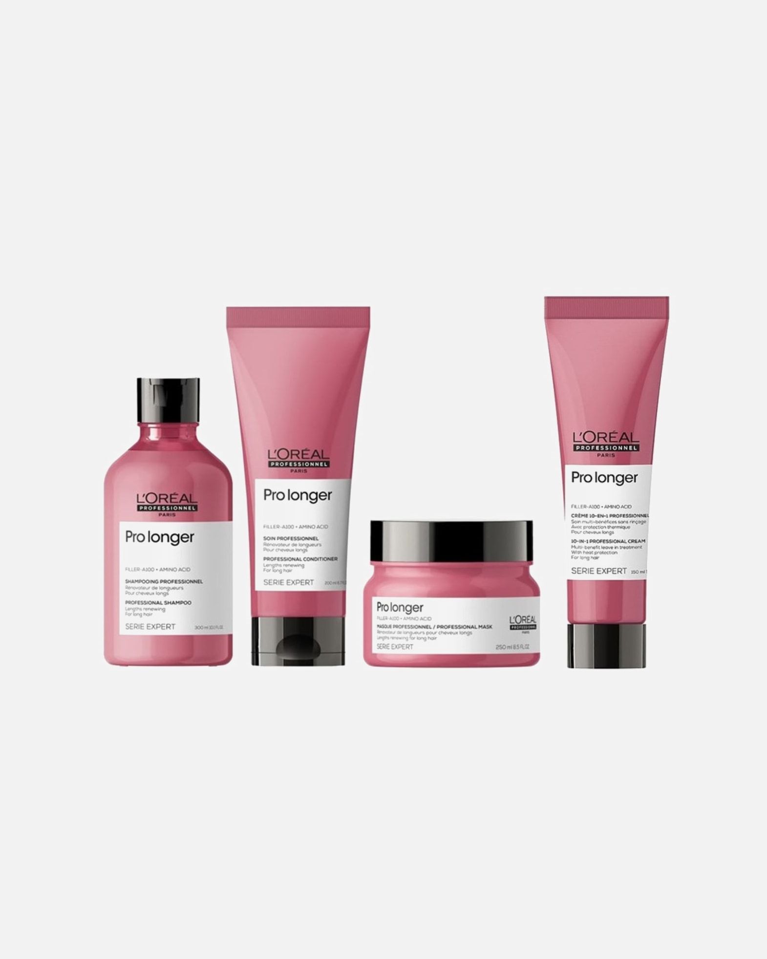 Haarpflegeset für Weiblich L´Oréal Professionnel Paris Pro Longer 4er Set (Shampoo / Conditioner / Maske / Leave-in) 1 Stück
