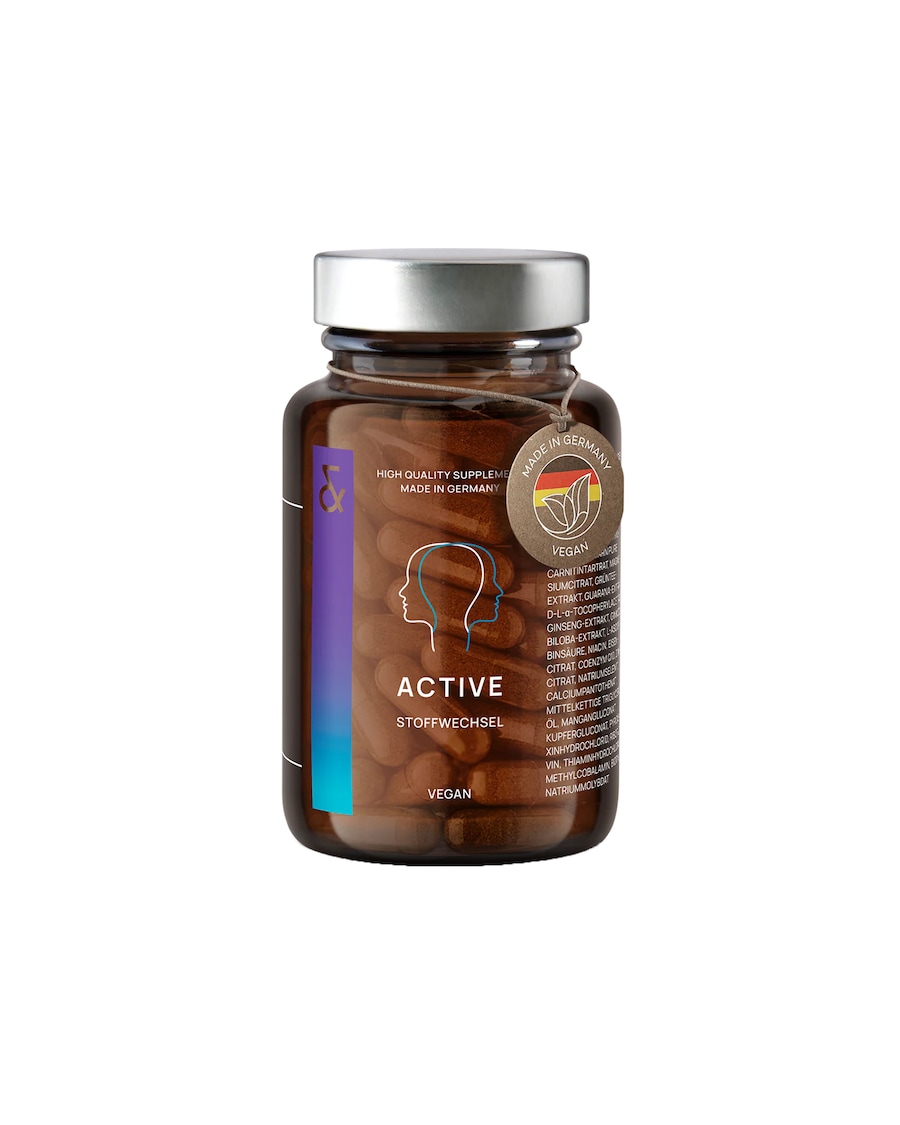 CLAV N° 3 ACTIVE – Pflanzen- & Mikronährstoffkomplex mit Vitamin B, Eisen Coenzym Q10 60 Kapseln 34 g