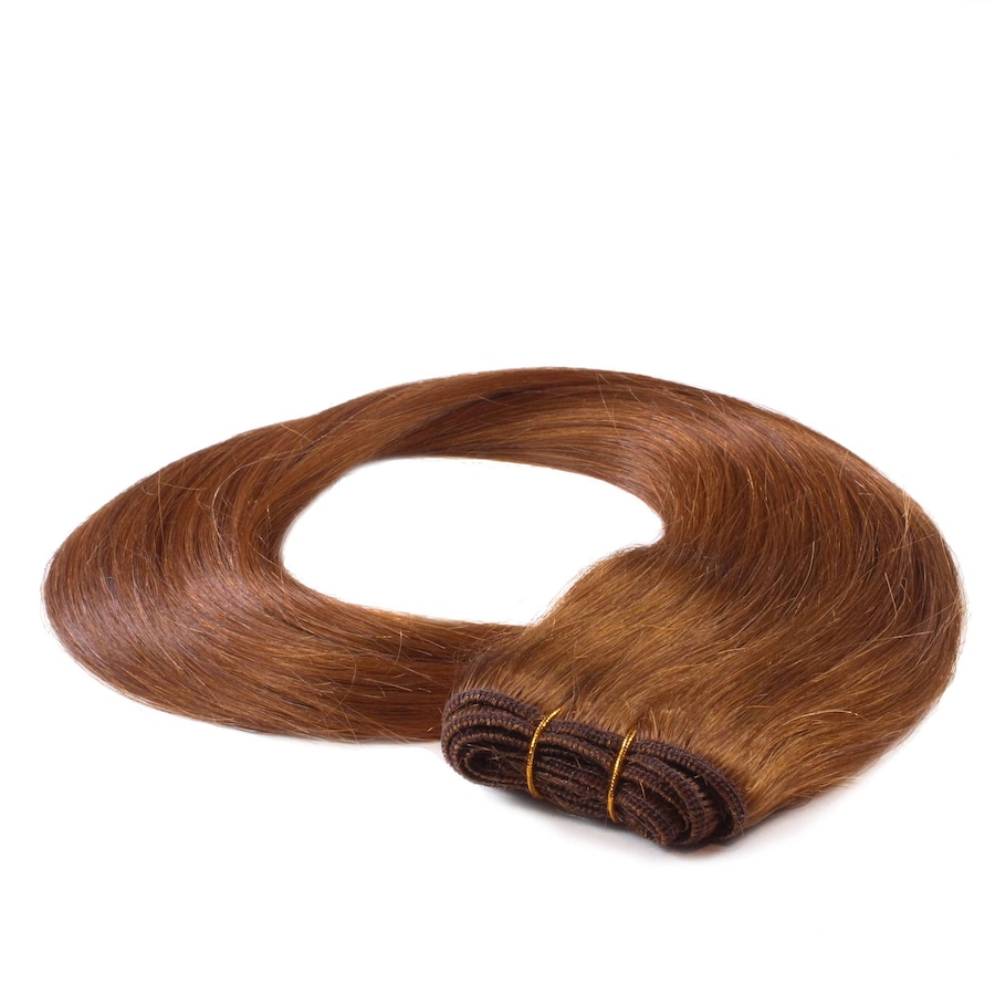 hair2heart Tresse Extensions Echthaar #8/03 Hellblond Natur-Gold 100g 40cm 1 kg Braun Damen