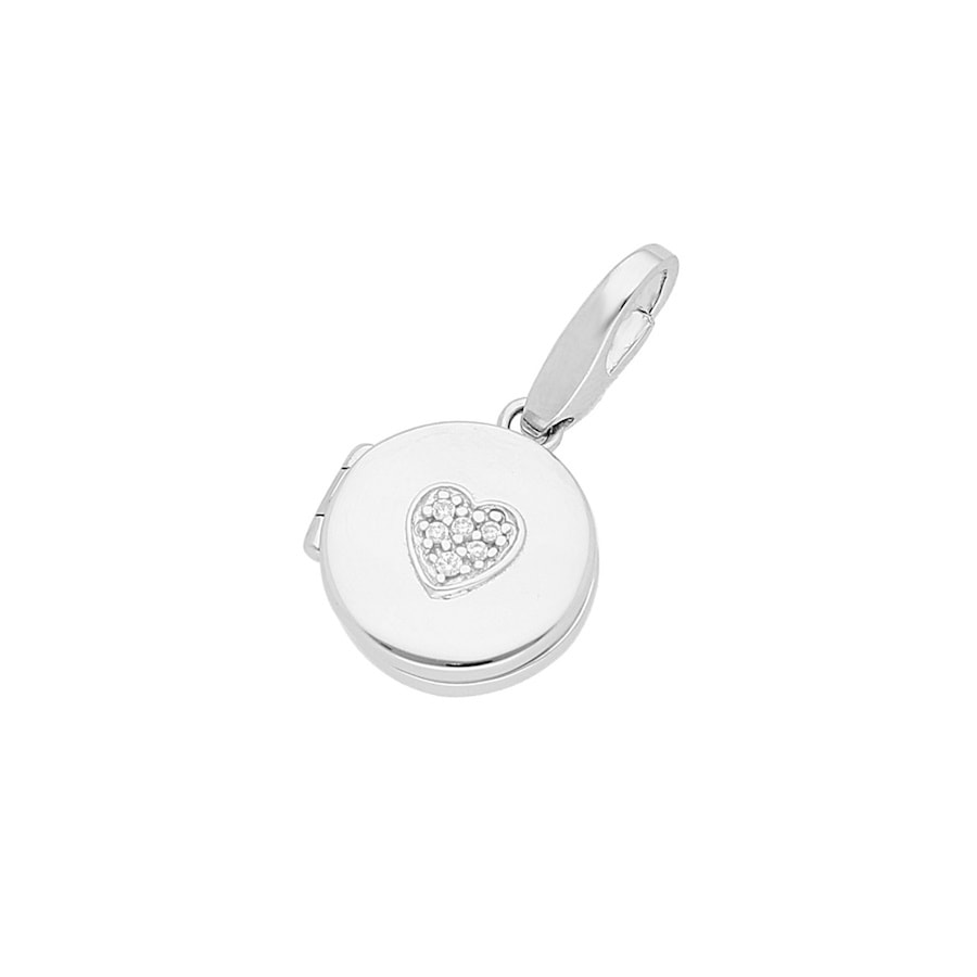 Giorgio Martello Milano Charm Medaillon rund, Silber 925 Onesize Damen